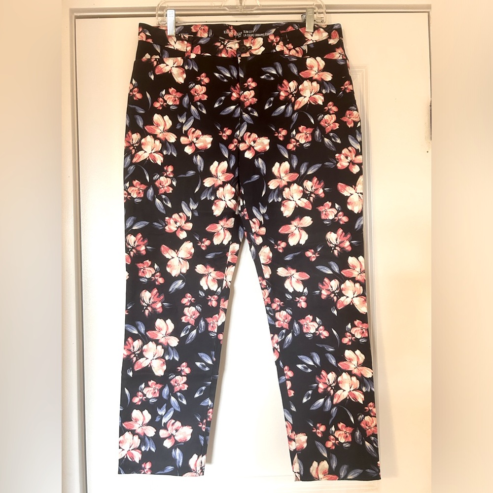 GAP Slim Floral Khakis